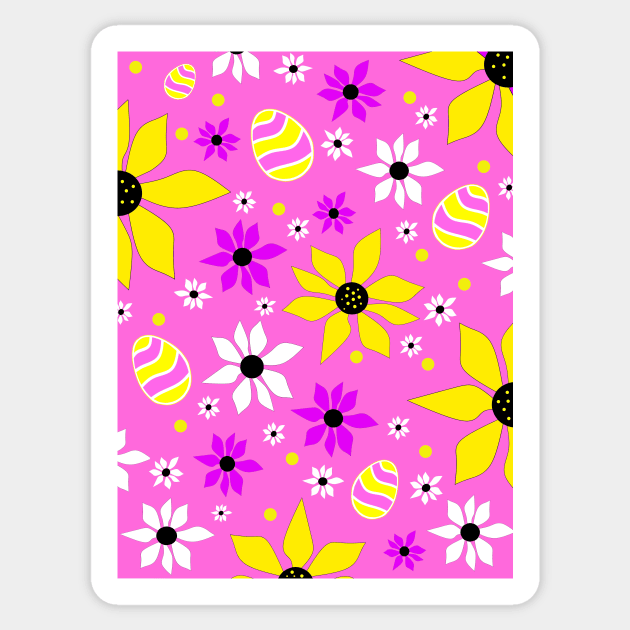 SPRING Easter Eggs Hunt - Easter Eggs Art Sticker by SartorisArt1